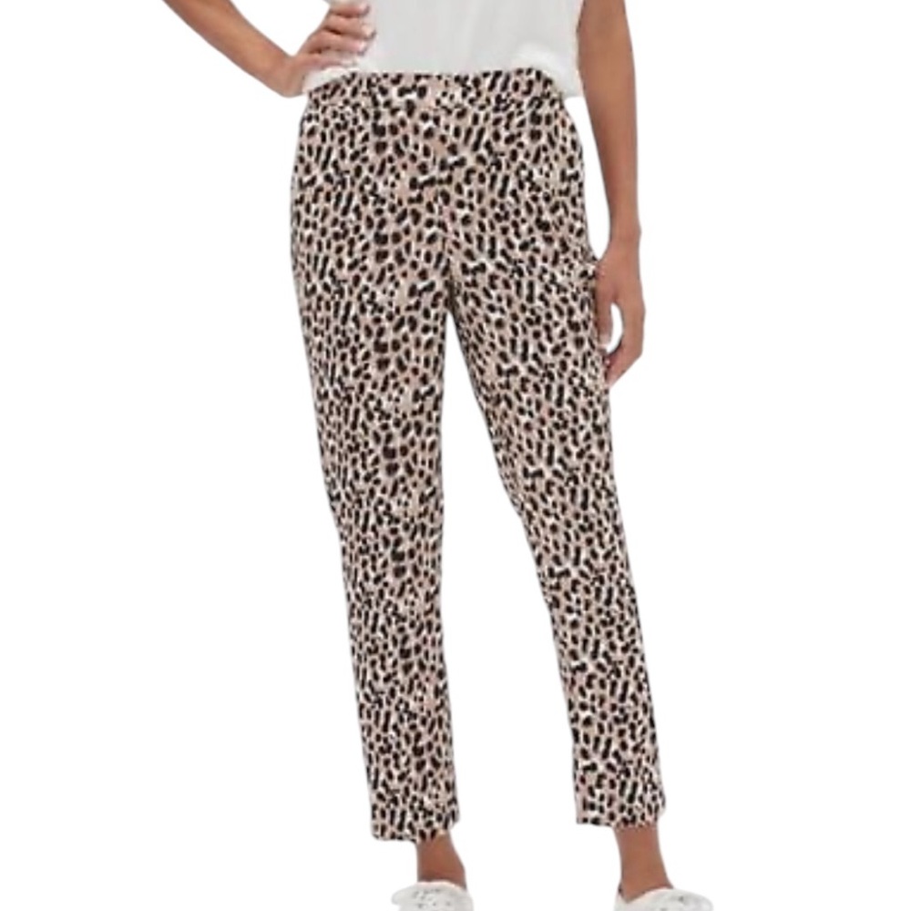 Banana Republic Cheetah Print "Hayden" Pant 12